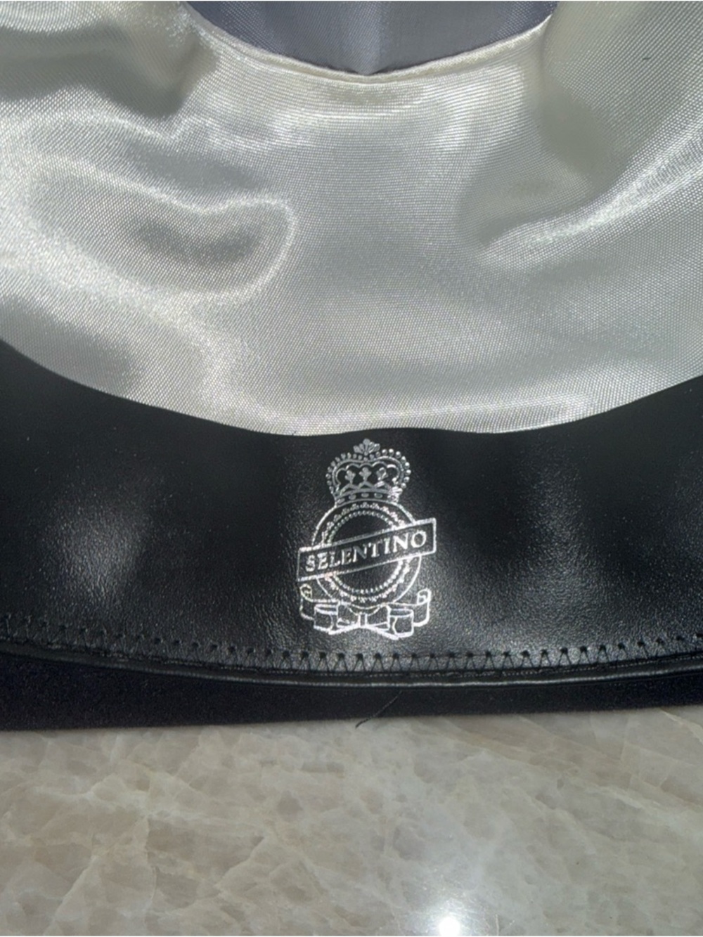 Mens Selentino suede fedora hat Men 7 3/8 - Picture 10 of 10